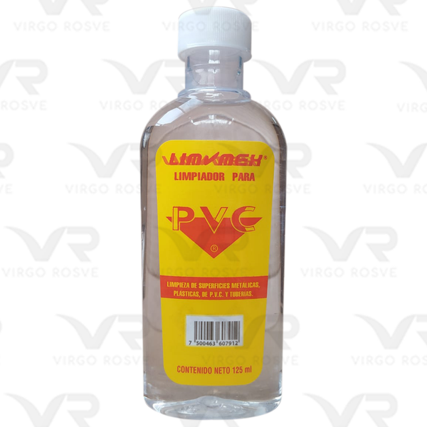 Limpiador PVC LimMex Transparente 125ml Caja con 24pz
