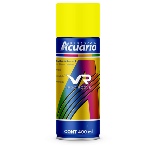 Pintura Spray ACUARIO Fluorescente Amarillo