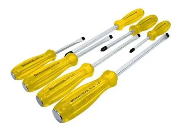 Desarmadores De Acero Al Carbon Juego de 7 piezas MAXTOOL 304705