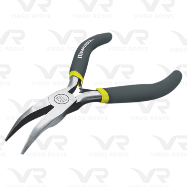 Pinza Mini Punta Curva 4" MAXTOOL "304105"