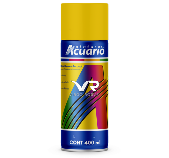 Pintura Spray ACUARIO Amarillo Cromo