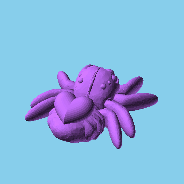 Heart Spider Toy