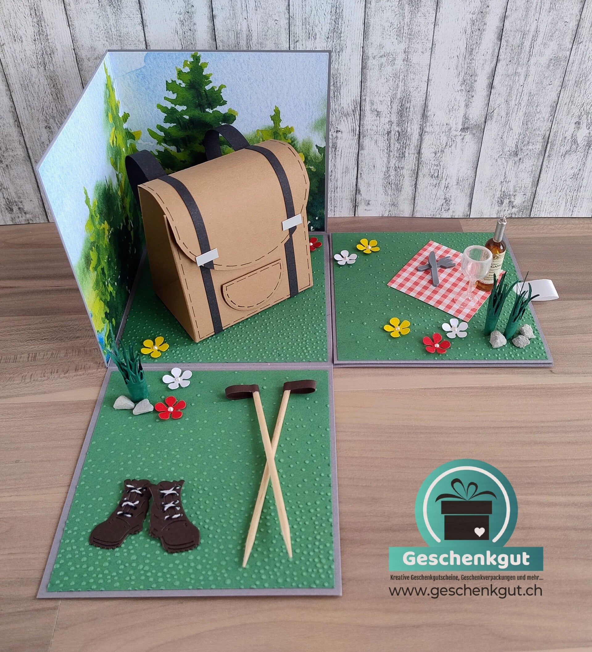 Überraschungsbox / Geschenkbox Wandern