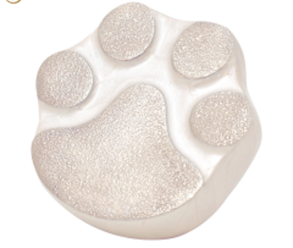 Urne pattes Chien / Chats Blanche