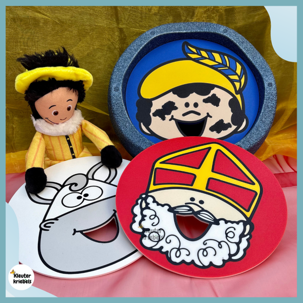 3D-bestand: Stapelsteinplaten Sinterklaas