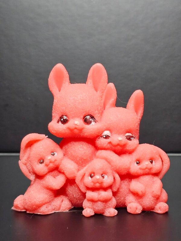 Winifred Watermelon Fluffle soap