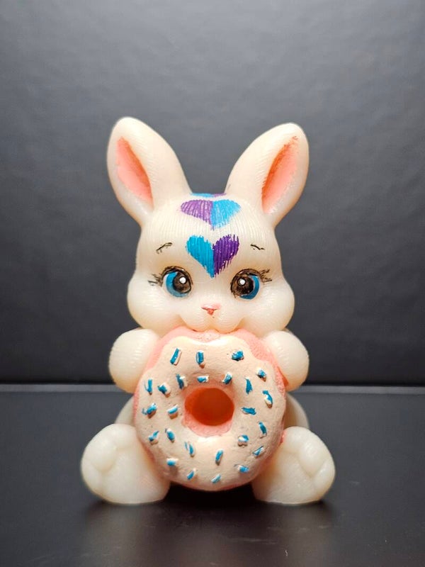 Clara Pineapple sitting Donut bunny Soap