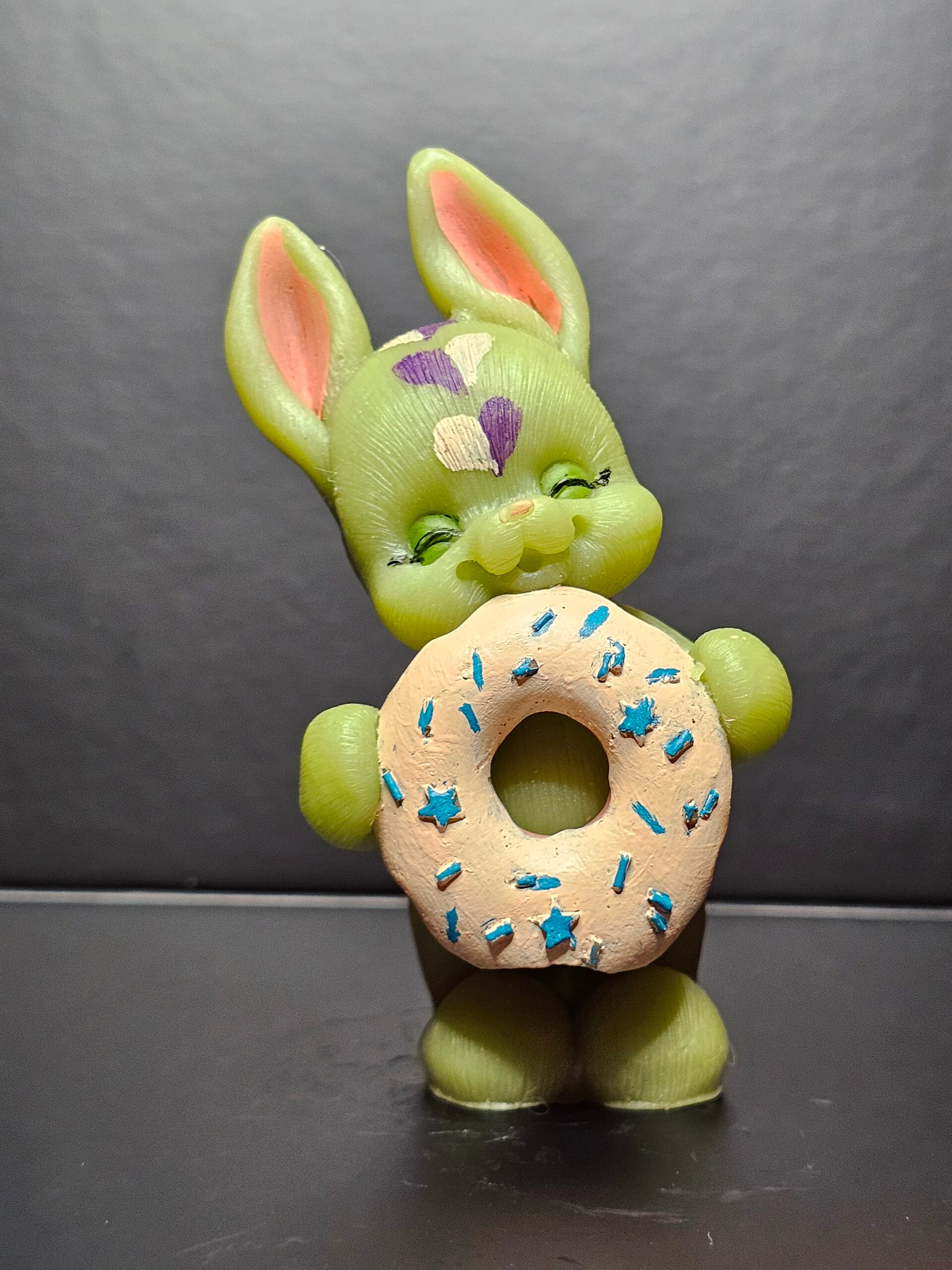 Lemongrass Standing Donut bunny Soap