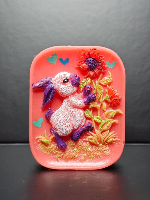 Jasmine Sunflower Watermelon Soap Bar