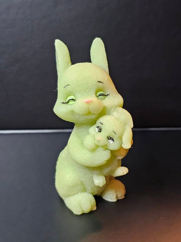 Dolly Lemongrass Mom snuggling baby Soap