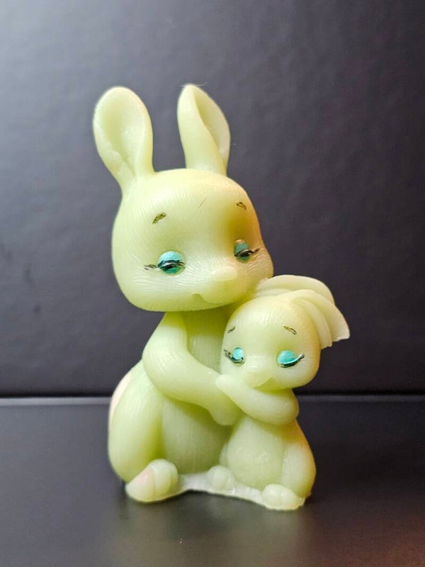 Jacob Lemongrass parent hugging jr bunny soap