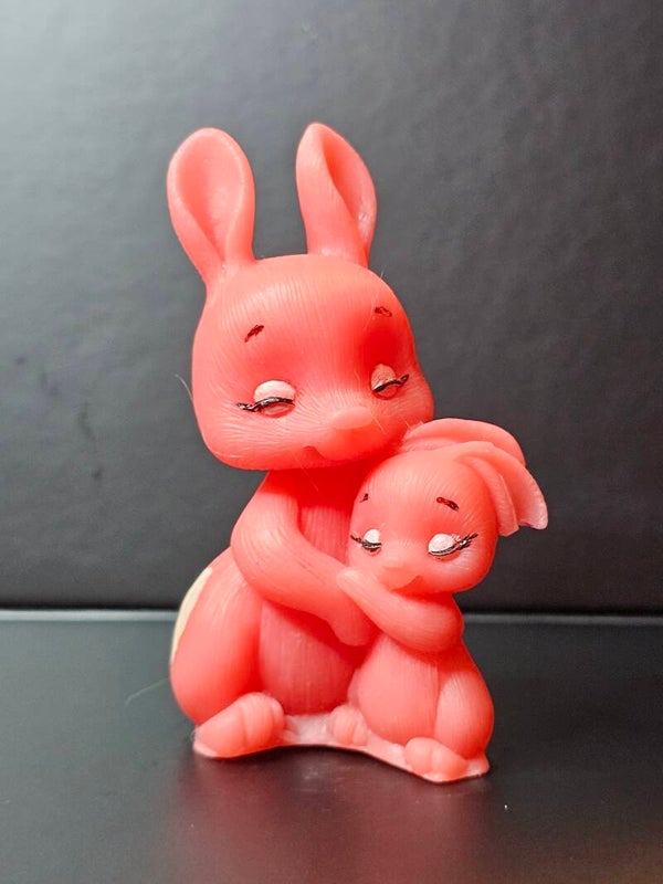 Emma Watermelon parent hugging jr bunny soap