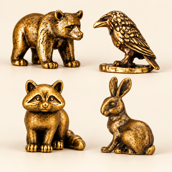 🐻 Bramblewood Friends — Woodland Animal Set of 4