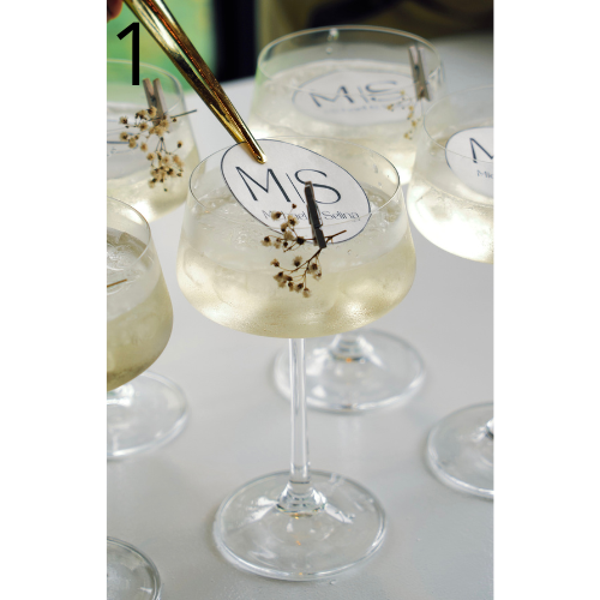 Gepersonaliseerde cocktailtoppers