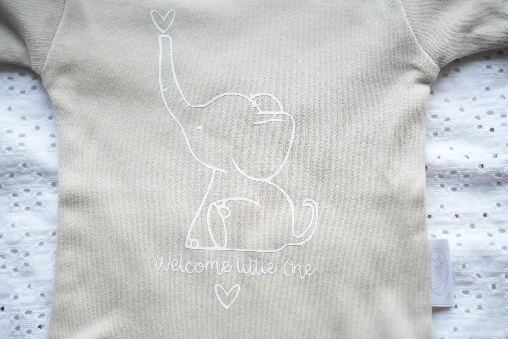 Romper | Welcome little one olifantje | Little Dfly