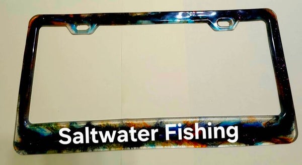 Custom Fishing Plate Frames