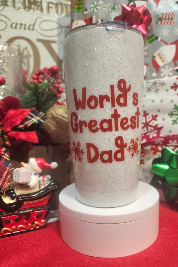 World Greatest Dad. Christmas Mug