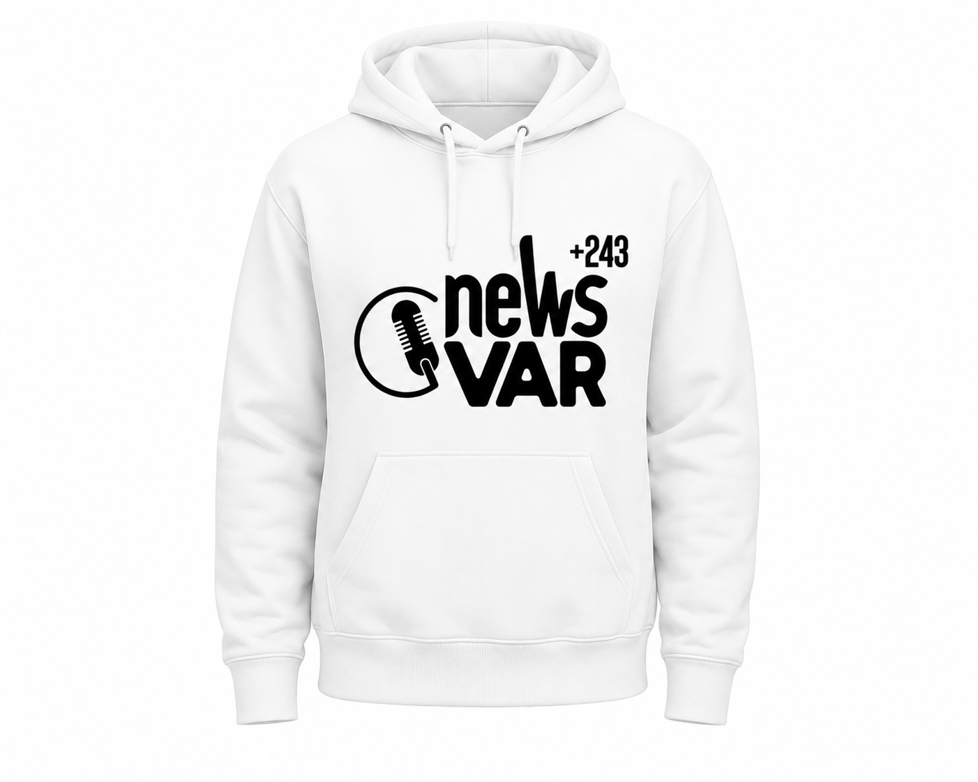 Sweat à capuche blanc