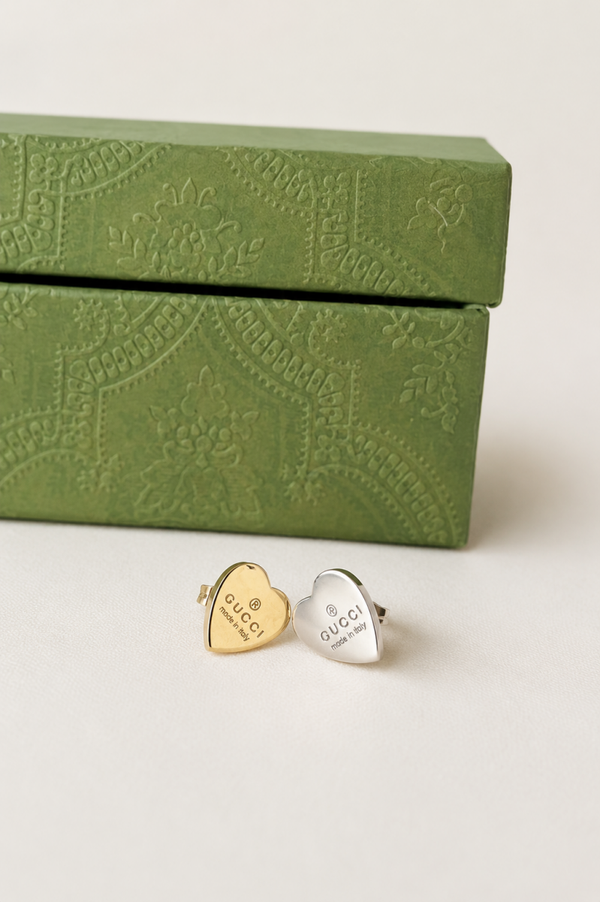 Gucci Heart Stud Earrings