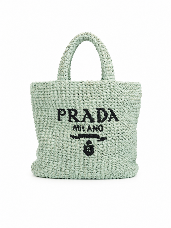 Prada Raffia Tote
