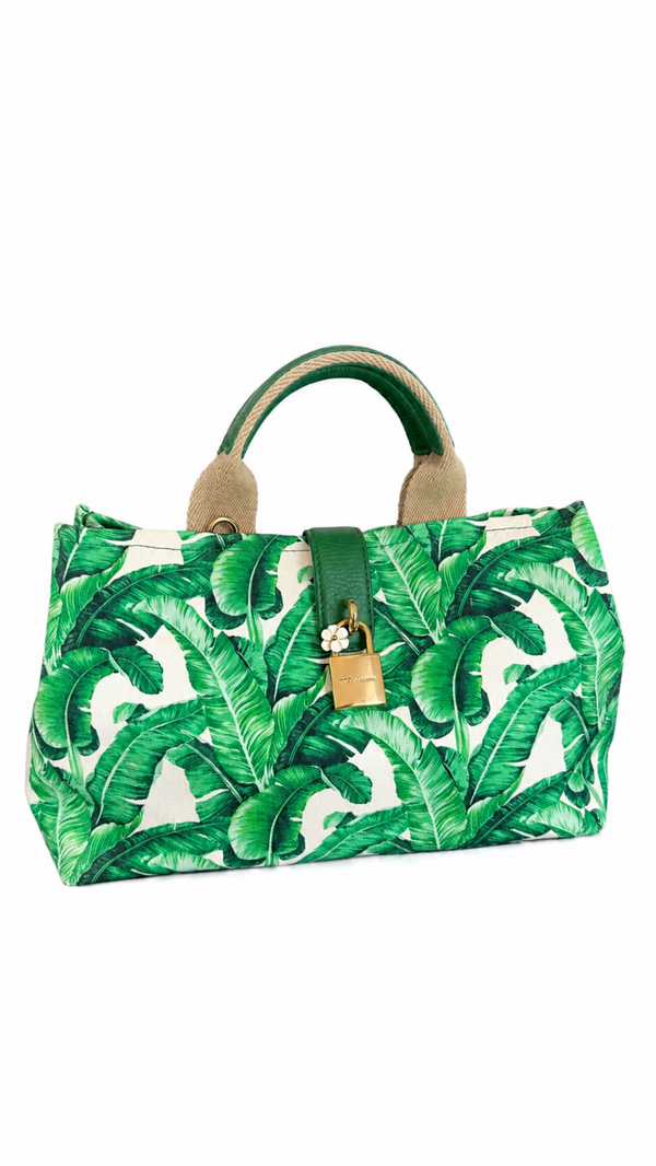 Dolce&Gabbana Shopping Tote Tropical Print