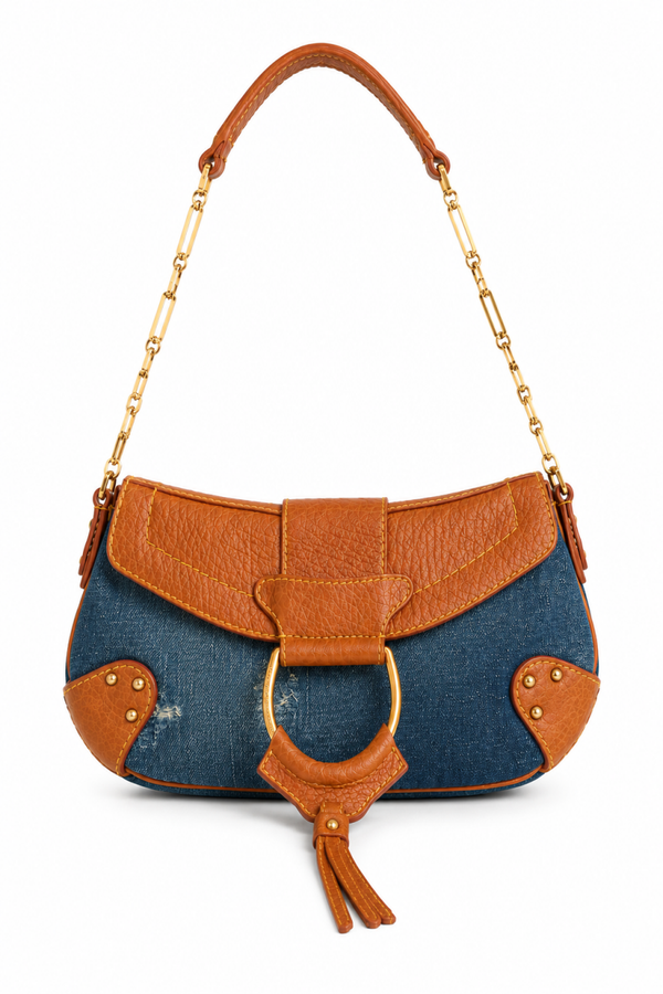 Dolce & Gabbana Denim Shoulder Bag – Cuoio & Denim