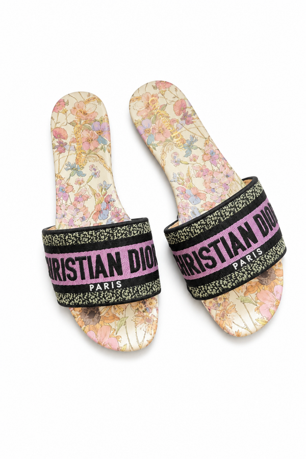 Christian Dior Dway Slides – N. 38