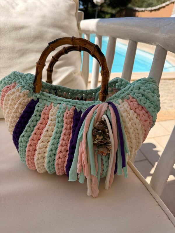 Mama Crochet Shell Rainbow