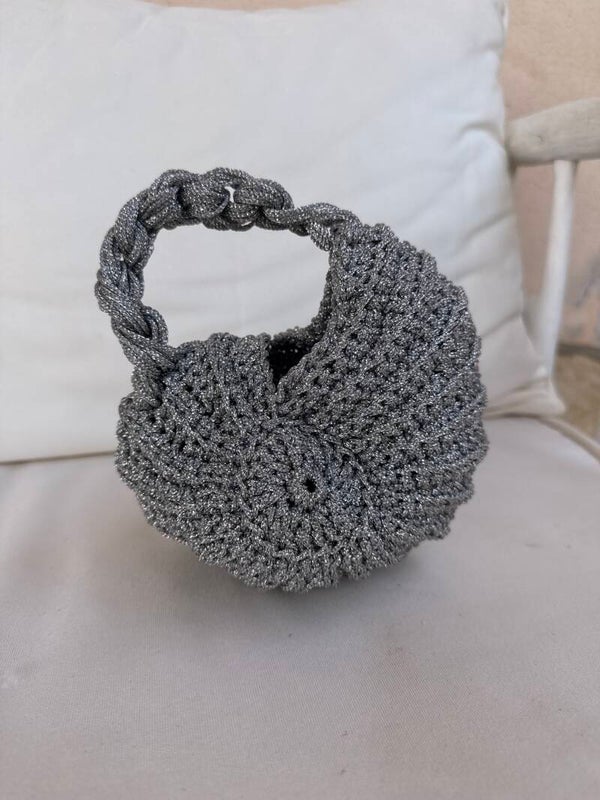 Mama Crochet Mini Shell Silver