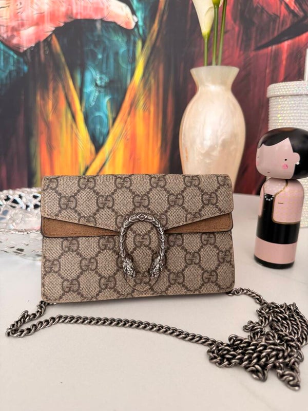 Gucci Dionysus Wallet on Chain – GG Supreme