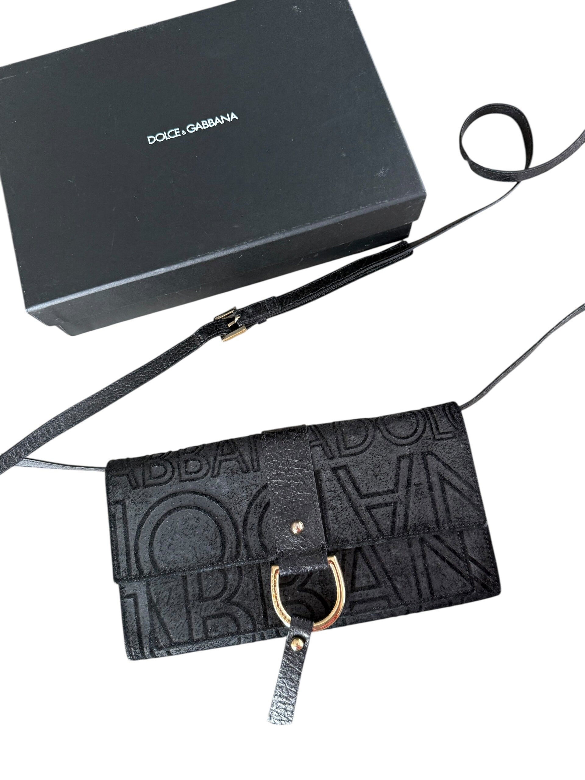 Dolce e Gabbana portafogli con catena