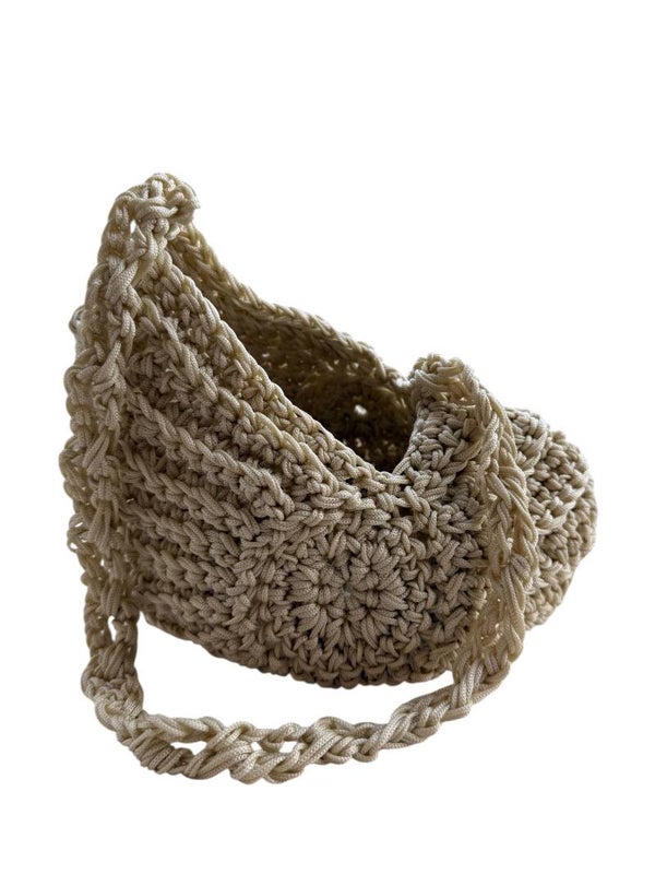 Mama Crochet mini Shell cream