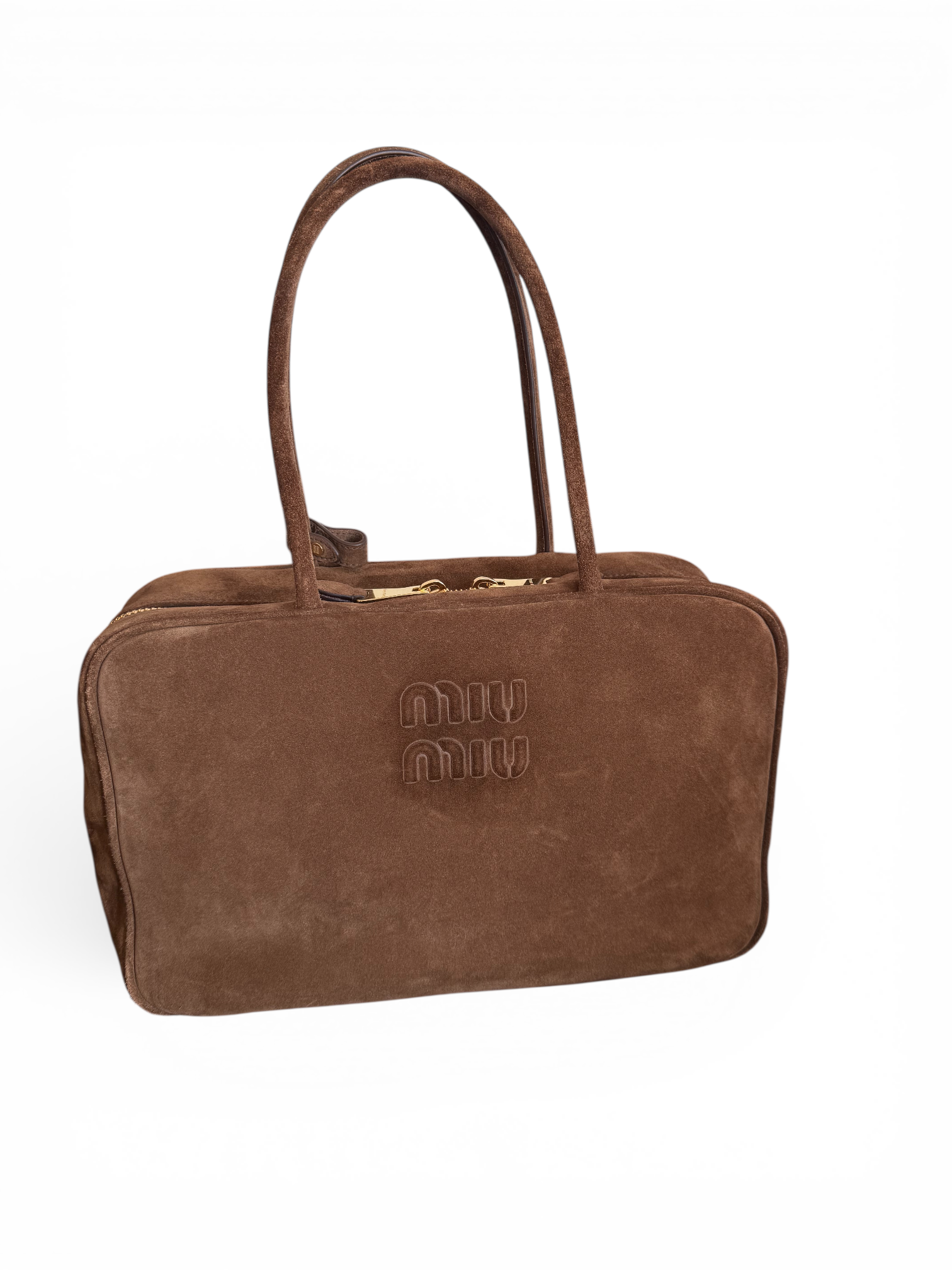 Miu Miu Beau suede Brown