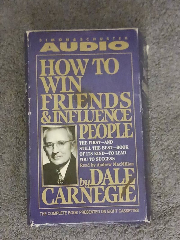 Dale Carnegie How to Win Friends and Influence People 8 Cassette Audio Tapes