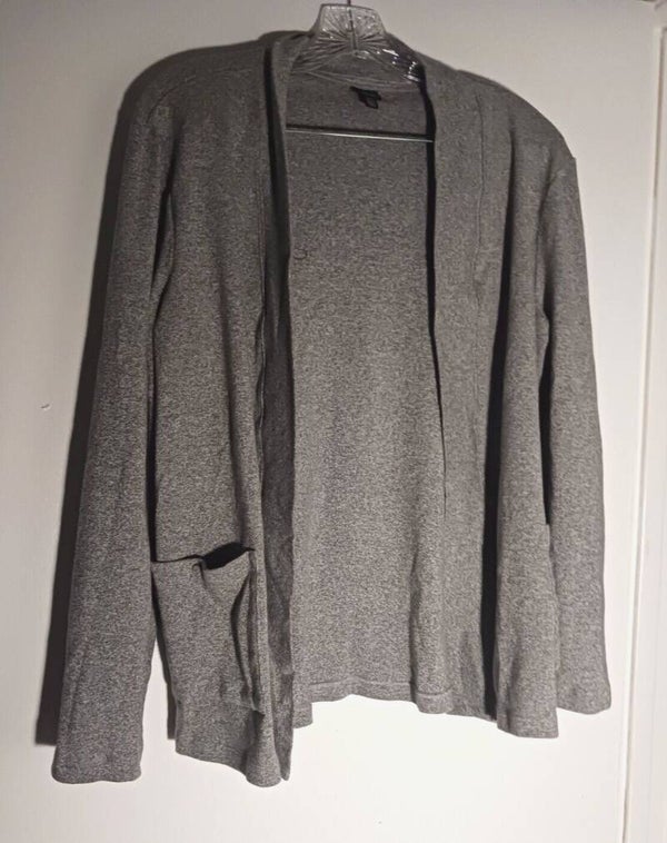 Womans Rafaella Studio Heather Gray Open Cardigan Size XLarge