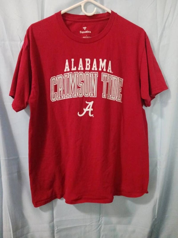 Alabama Crimson Tide Large Red Short Sleeve College T-shirt Tee