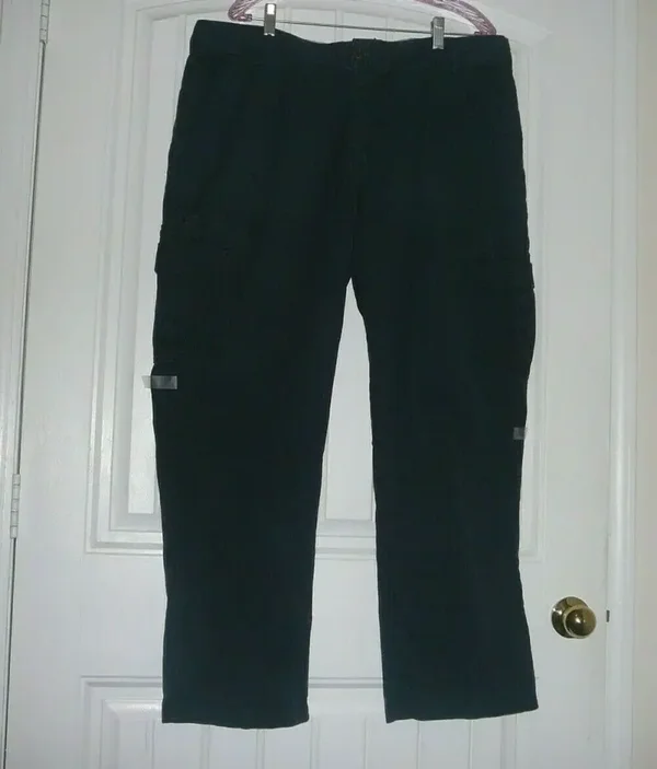DICKIES Mens Navy Blue Pants 40x32 Work Pants Straight Leg Flex Cargo Pants