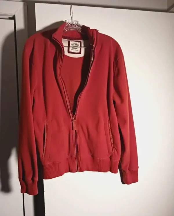 Old Navy Womans Size Medium Vintage Orange Full Zip Front Jacket