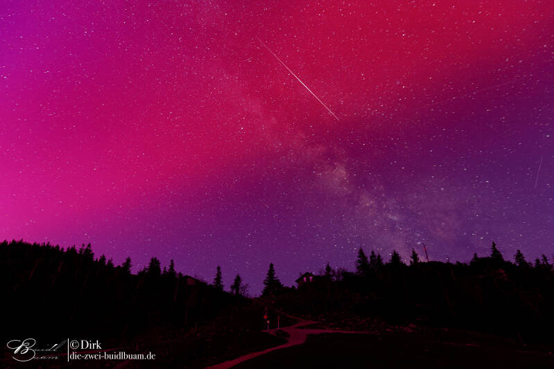 Polarlicht Kampenwand Polarlicht Chiemgau