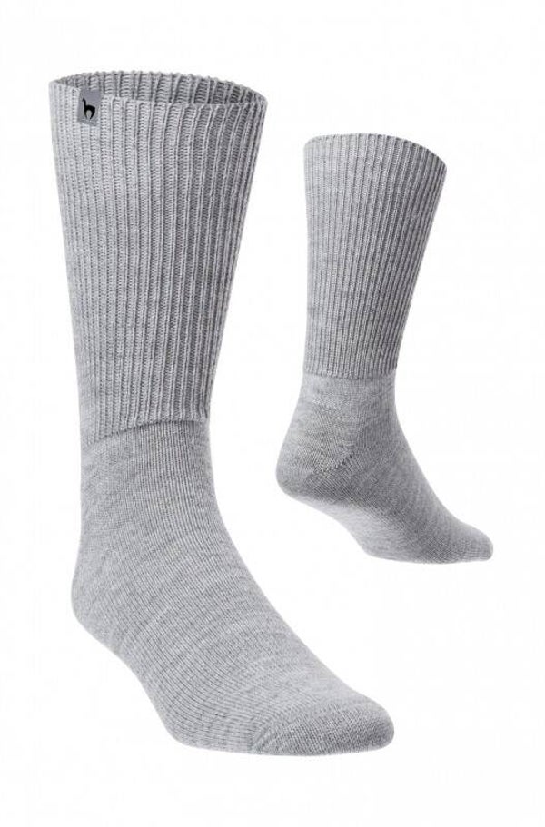 Alpaka Socken SOFT aus Alpaka-Woll-Mix, silbergrau