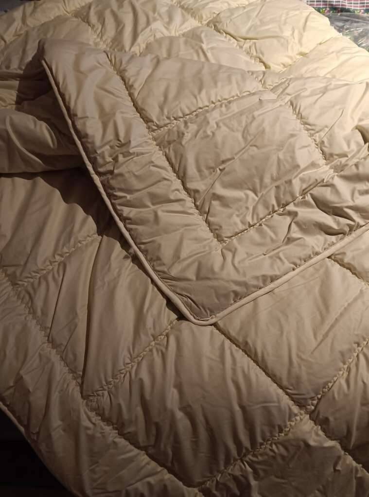 Alpaka Steppdecke Doppelbettübergröße, 220x240 cm