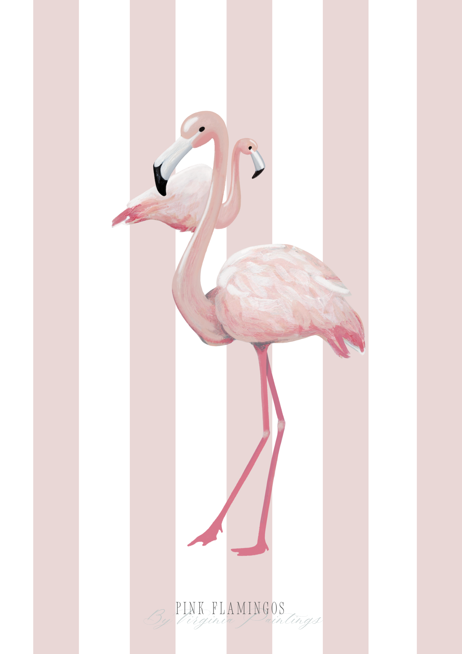 Flamingo Stripes