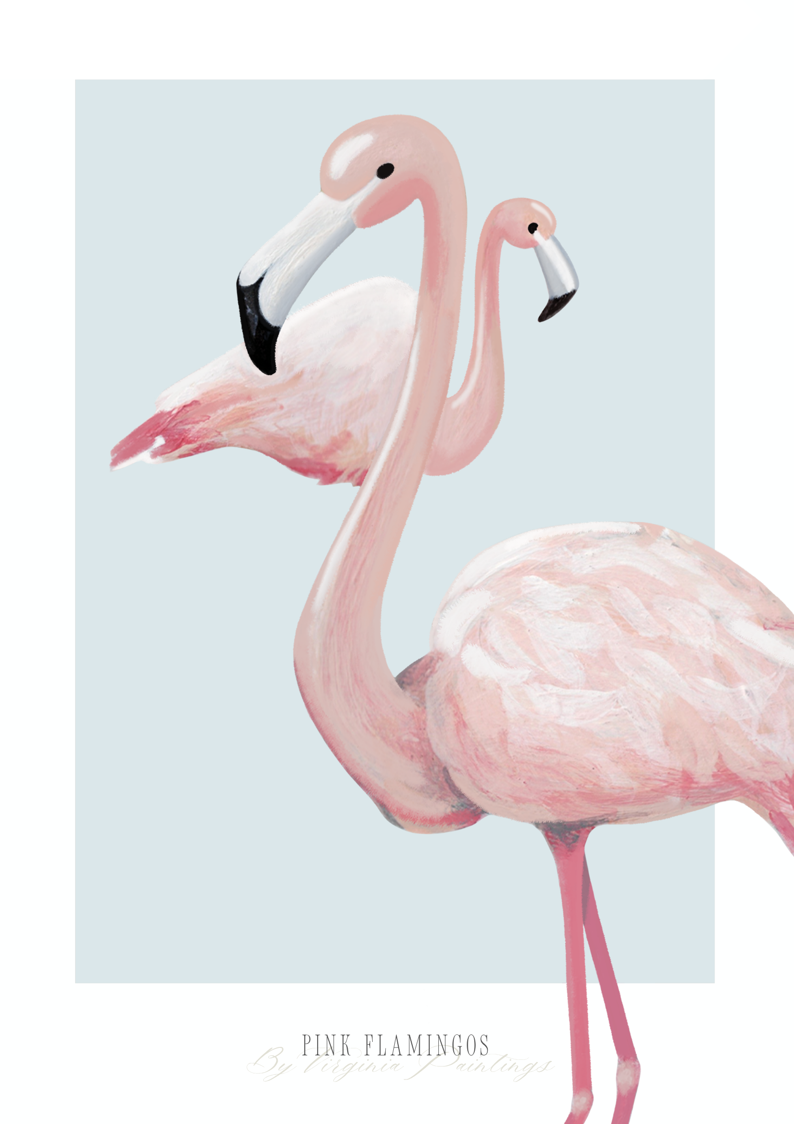 Flamingo Duo