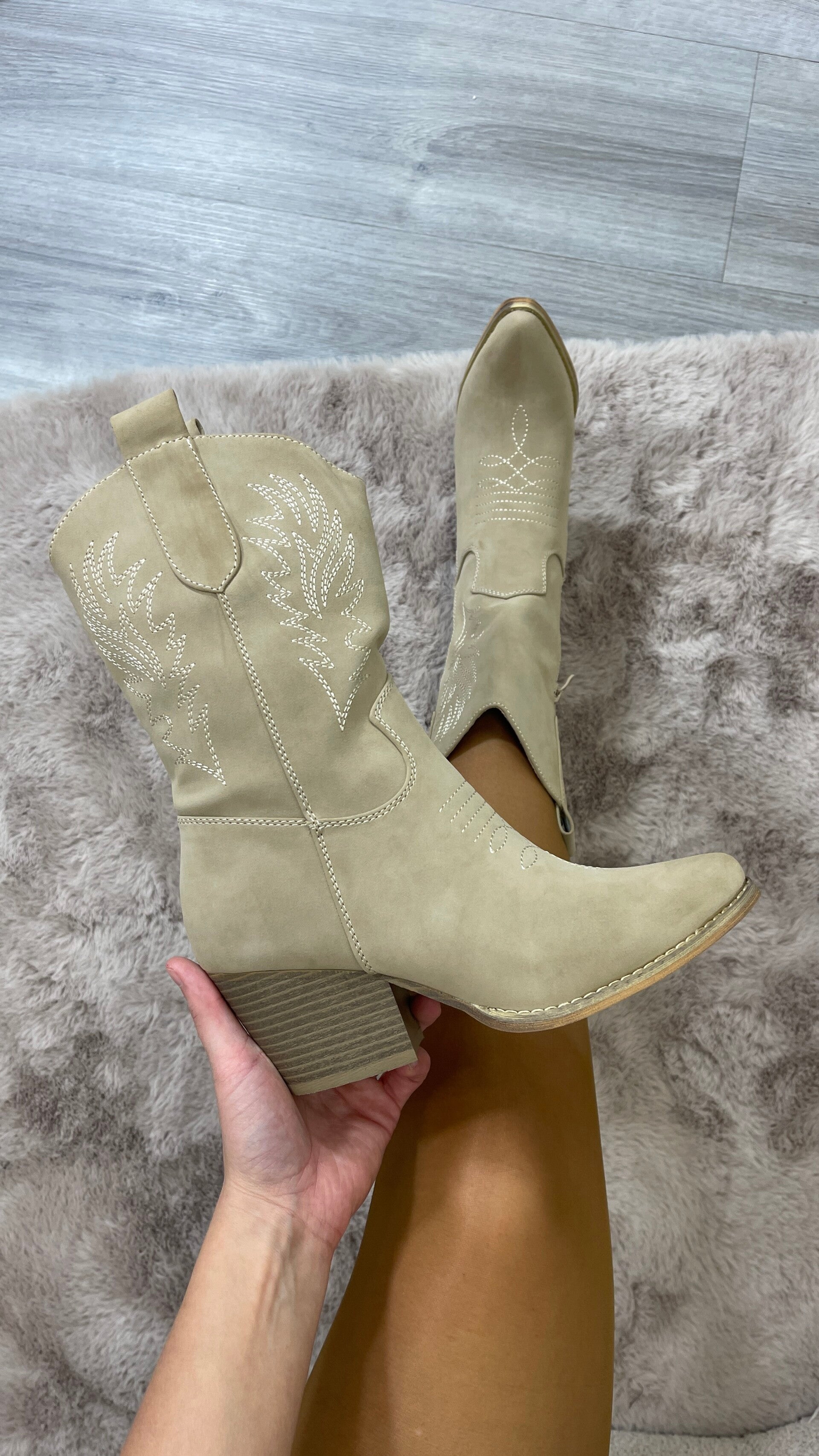 Amy laarzen khaki