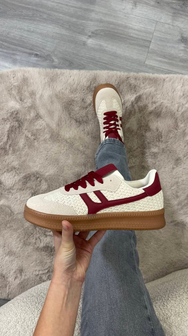 Isa sneaker bordeaux