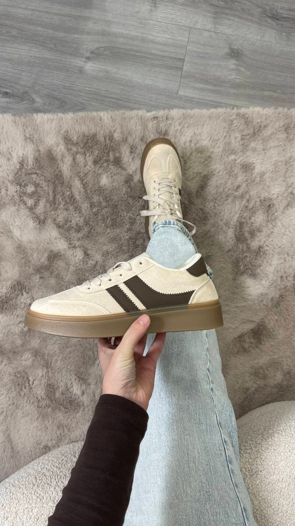 Roos sneaker beige
