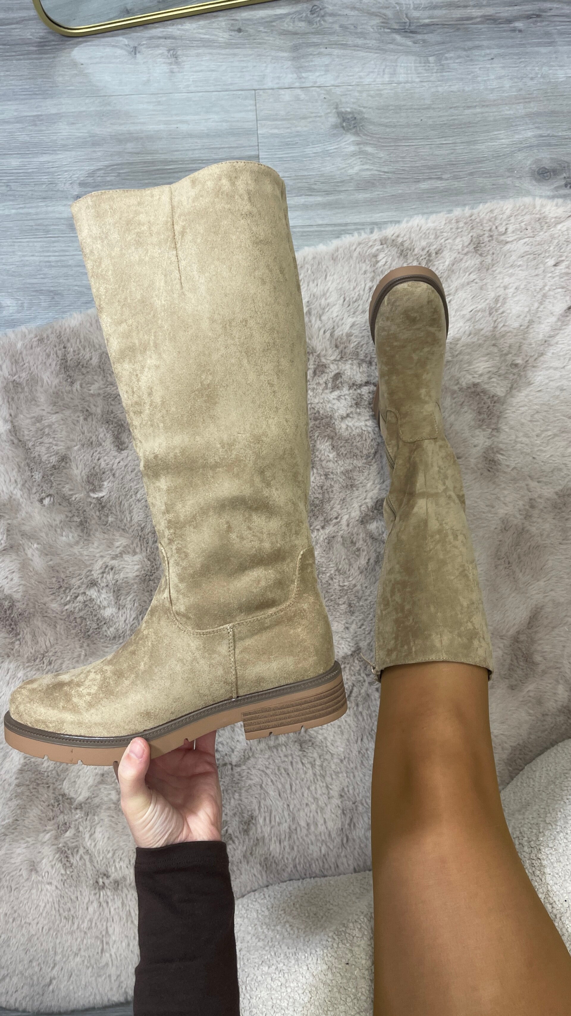 Mae boots khaki