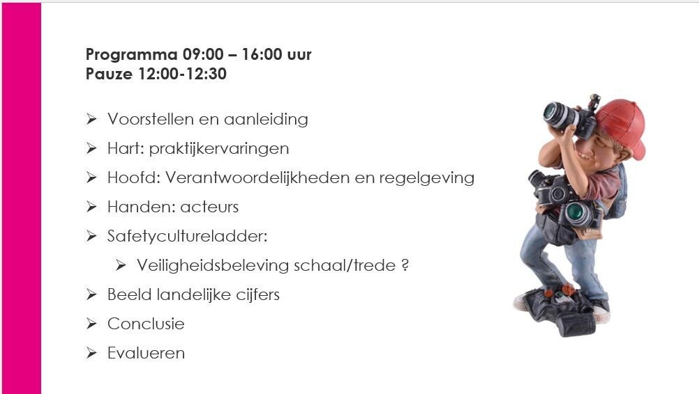 workshop veiligheid, samenwerking en gedragsverbetering in de praktijk