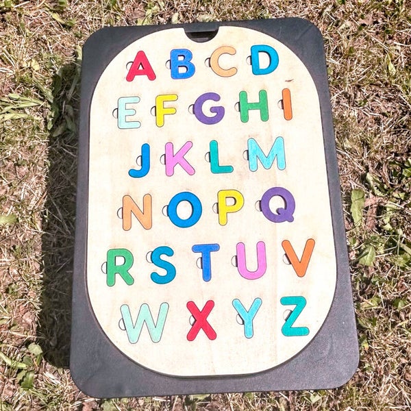 Plaques Alphabet en bois