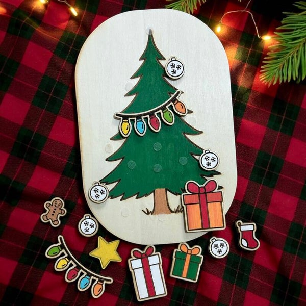 Planche - Sapin de Noël à décorer 🎄